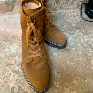 Suede lug sole Nordstrom booties